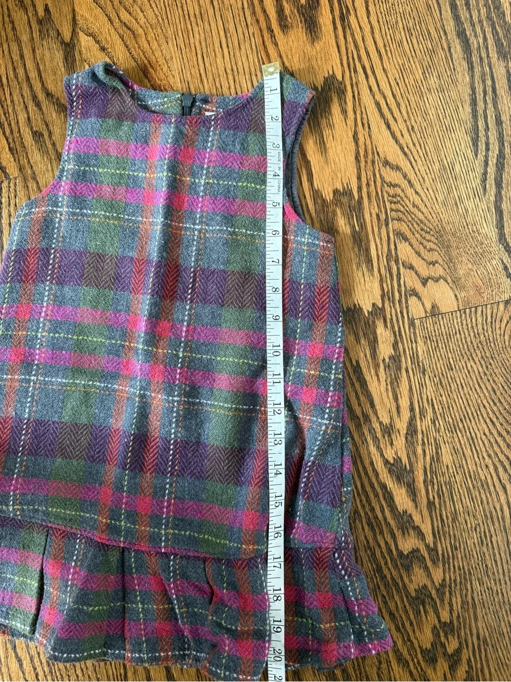 Vintage 2007 Gymboree Fall Forest Plaid Dress 4T